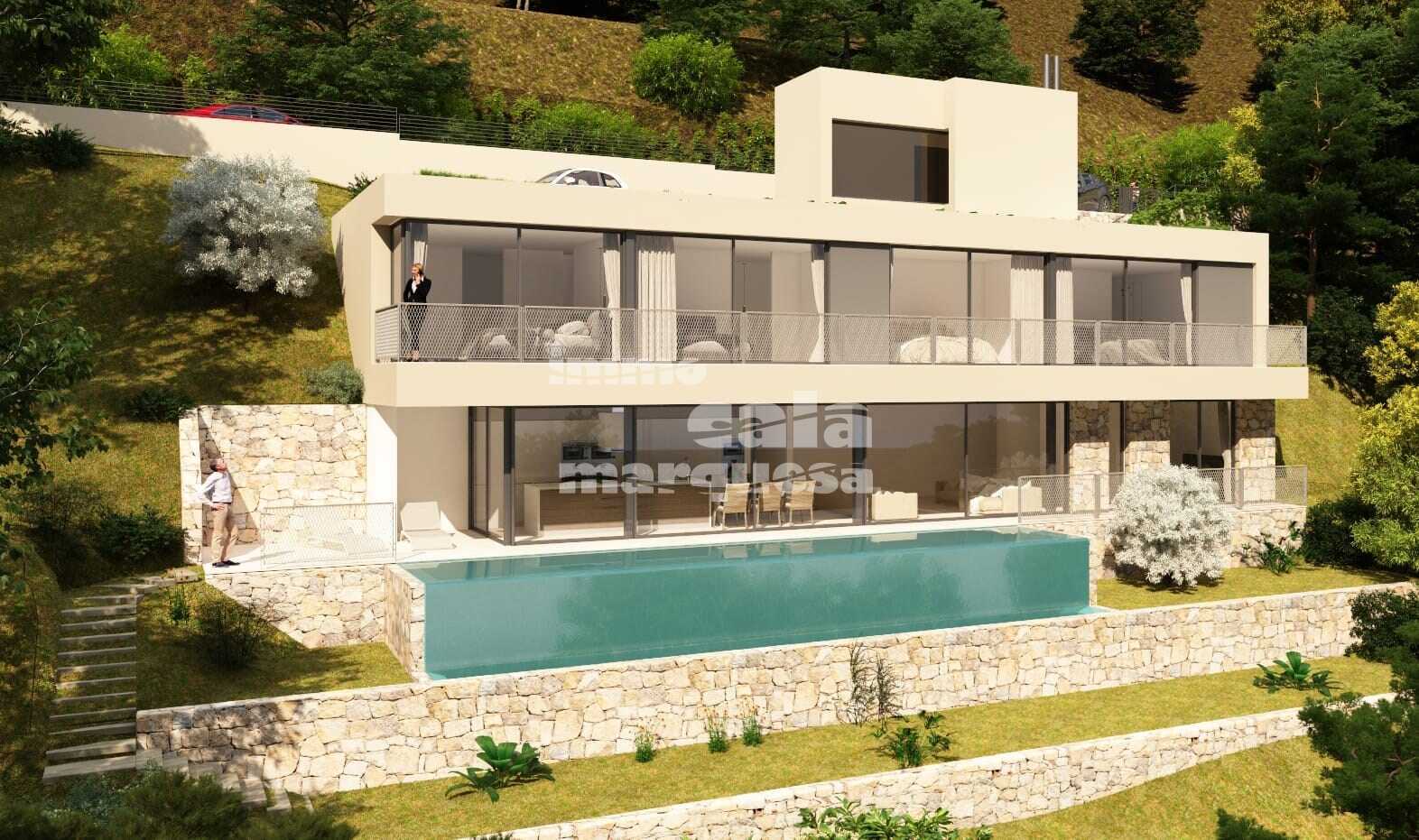 Exclusiu projecte de construcció d'una moderna villa a primera linia de mar i espectaculars vistes a Begur