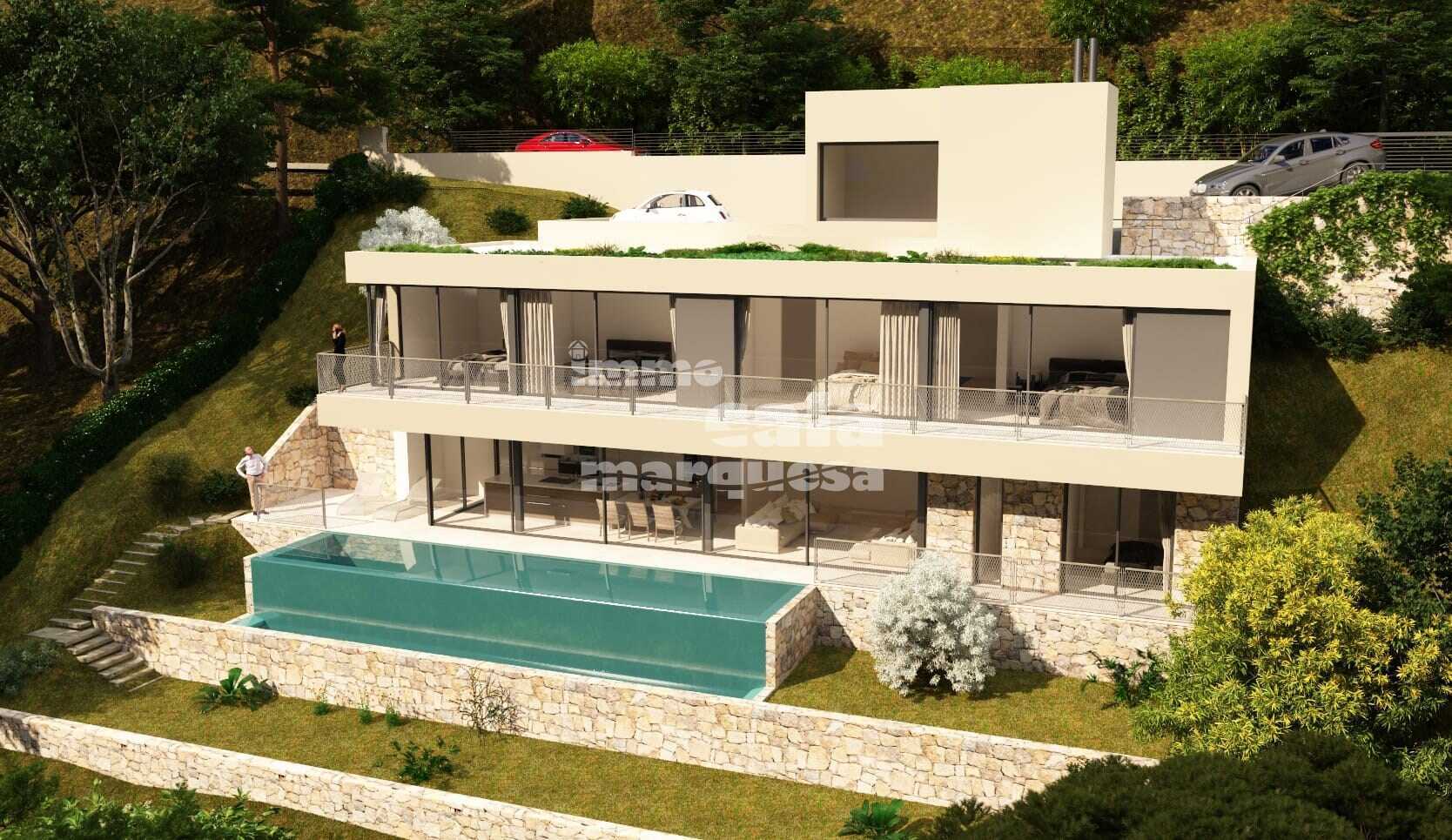 Exclusiu projecte de construcció d'una moderna villa a primera linia de mar i espectaculars vistes a Begur