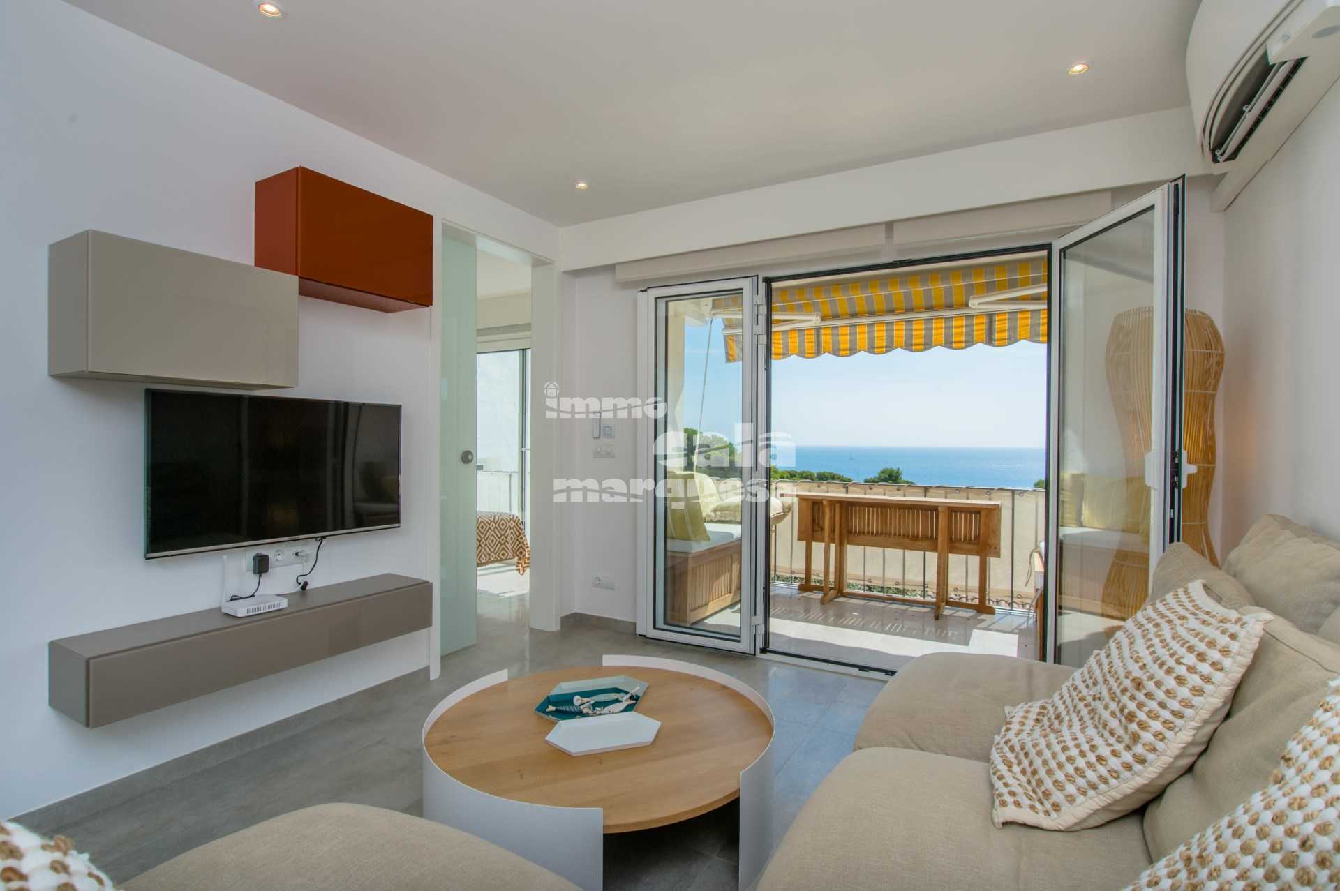 APARTAMENTO TOTALMENTE REFORMADO CON EXCELENTE VISTA AL MAR EN LA ZONA DEL GOLFET, EN CALELLA DE PALAFRUGELL